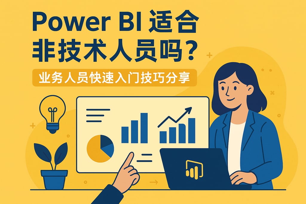 Power BI适合非技术人员吗？业务人员快速入门技巧分享